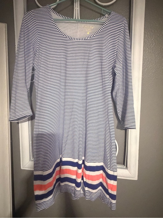 Lilly Pulitzer Dresses & Skirts - Lilly Pulitzer Navy and White Striped Dress